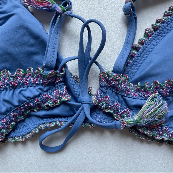 BECCA MEDINA CROCHET TRIM BIKINI SET - Picture 5 of 13